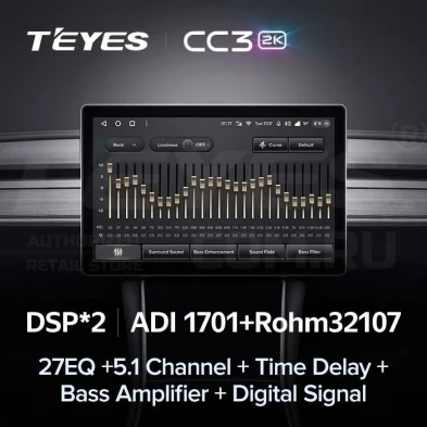 Штатная магнитола Teyes CC3 2K 6/128 Mitsubishi Outlander 3 (2018-2021) (11")