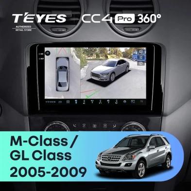 Штатная магнитола Teyes CC4 Pro 360 8/128 Mercedes-Benz GL-Class (2005-2009) F1