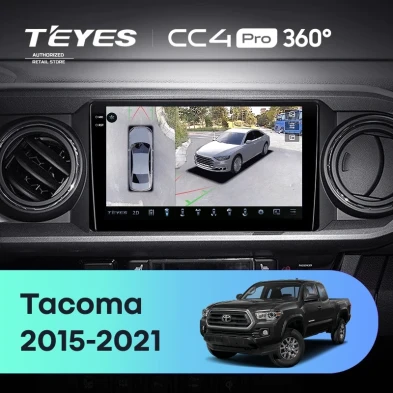 Штатная магнитола Teyes CC4 Pro 360 8/128 Toyota Tacoma N300 (2015-2021) F1
