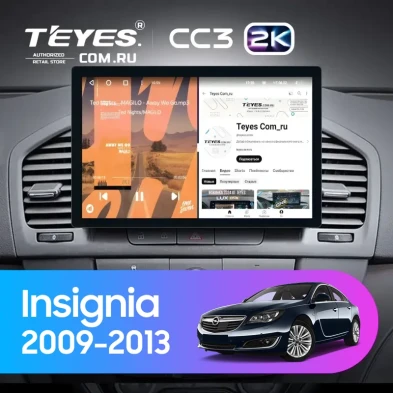 Штатная магнитола Teyes CC3 2K 4/64 Opel Insignia (2009-2013) (11")