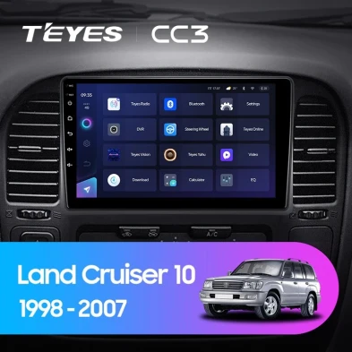 Штатная магнитола Teyes CC3 4/32 Toyota Land Cruiser 10 J100 100 (1998-2007)