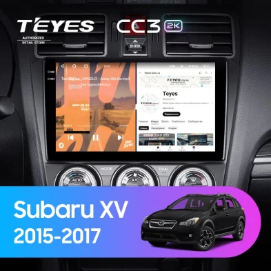 Штатная магнитола Teyes CC3 2K 4/64 Subaru XV (2015-2017) F1