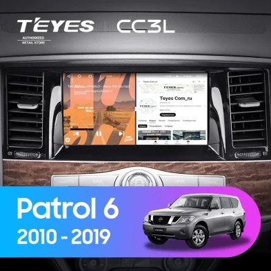 Штатная магнитола Teyes CC3L 4/32 Nissan Patrol 6 Y62 (2010-2019)