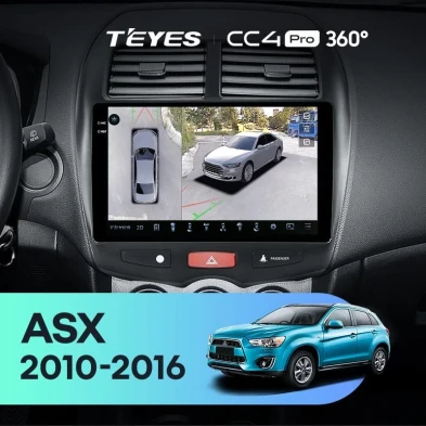 Штатная магнитола Teyes CC4 Pro 360 12/256 Mitsubishi ASX 1 (2010-2016) Тип-B