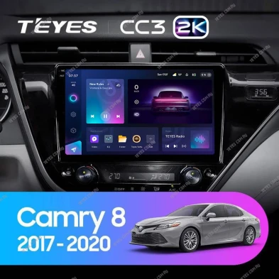 Штатная магнитола Teyes CC3 2K 4/32 Toyota Camry 8 XV 70 (2017-2020) F1