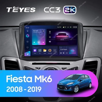 Штатная магнитола Teyes CC3 2K 4/64 Ford Fiesta Mk 6 (2008-2019) F2 Тип-A