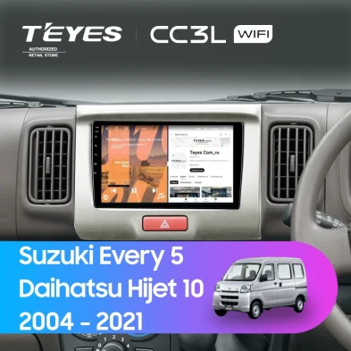 Штатная магнитола Teyes CC3L WiFi 2/32 Daihatsu Hijet 10 (2004-2021)