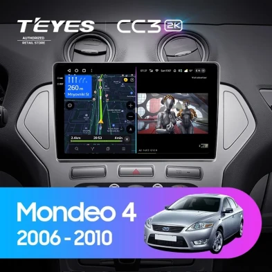 Штатная магнитола Teyes CC3 2K 4/64 Ford Mondeo 4 (2006-2010)