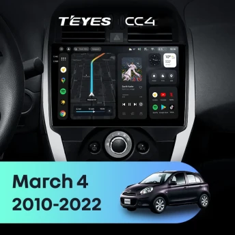 Штатная магнитола Teyes CC4 8/128 Nissan March 4 (K13) (2010-2022) F1