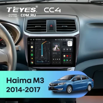 Штатная магнитола Teyes CC4 6/64 Haima M3 (2014-2017)