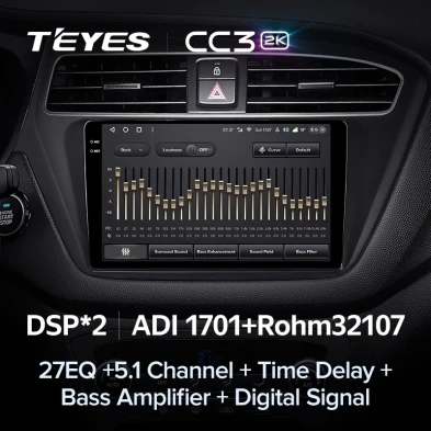 Штатная магнитола Teyes CC3 2K 6/128 Hyundai i20 2 GB (2018-2020)