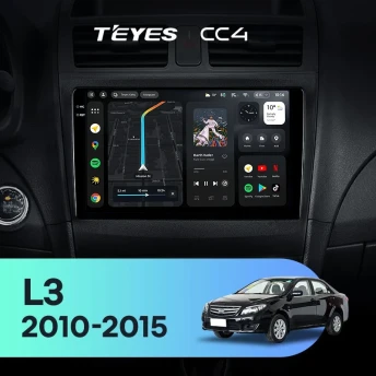 Штатная магнитола Teyes CC4 6/64 BYD L3 (2010-2015)